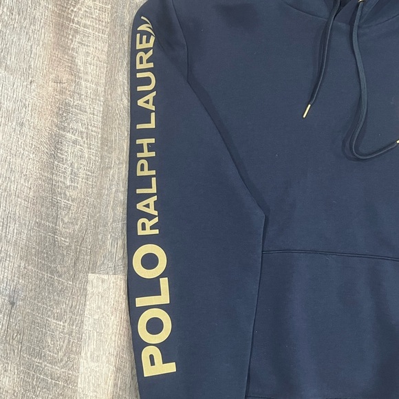 Polo Ralph Lauren Gold Big Pony Hoodie - Picture 2 of 4